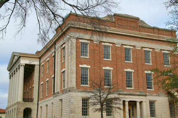 Brick & marble facade of Old Mississippi State Capitol. Jackson, MS.