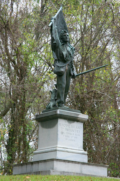 Rhode Island State Memorial (1908) by Frank Edwin Elwell. Vicksburg, MS.