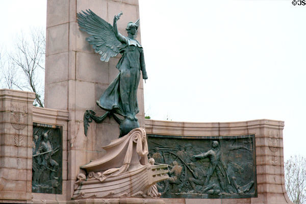 Base of Missouri State Memorial. Vicksburg, MS.