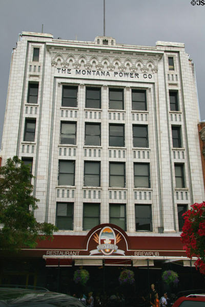 Montana Power Building (1916) (6 floors) (115 North Broadway). Billings, MT. Architect: John G. Link & Co..