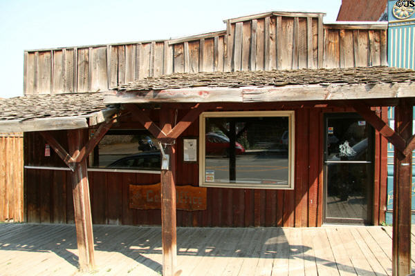 Gold Shop frame building in style of the frontier. Virginia City, MT.
