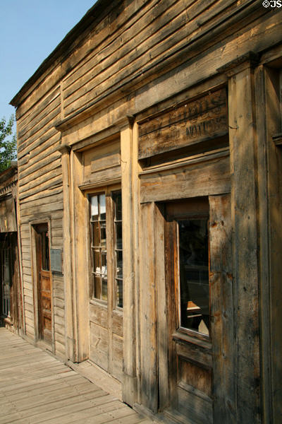 G. Goldberg dry goods & notions store (1863). Virginia City, MT.