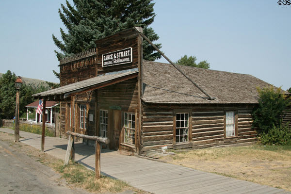 Dance & Stuart Store. Virginia City, MT.