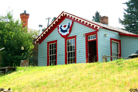 Territorial Governor's Mansion (1864) occupied by Governor Benjamin F. Potts (1870-3) for first three years of his 12-year term. Virginia City, MT.