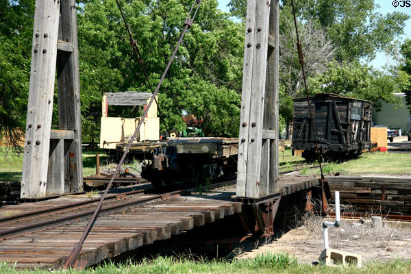 Rail turntable at Stuhr Museum. Grand Island, NE.