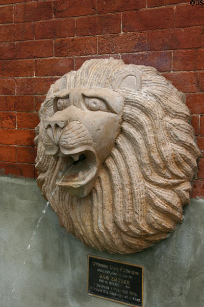 Windsor Lion Fountain (1894). Omaha, NE.