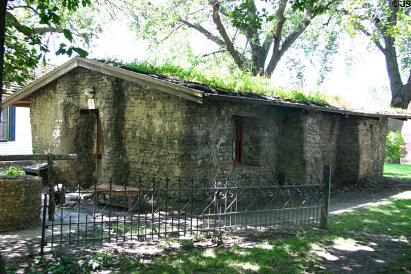 Sod house at Warp Pioneer Village. Minden, NE.