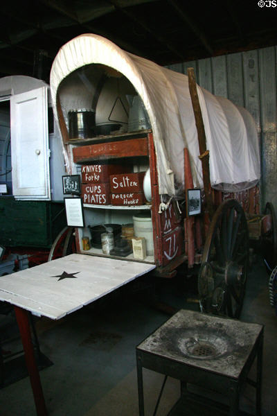 Chisholm Trail Chuck Wagon (1875-85) at Warp Pioneer Village. Minden, NE.