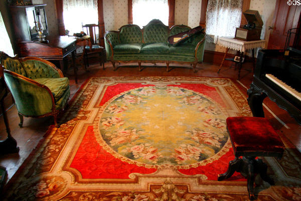 Living room at Mansion on the Hill. Ogallala, NE.