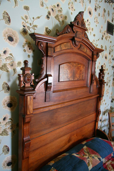Headboard of Cody's daughter's bedroom at Scout's Rest. North Platte, NE.