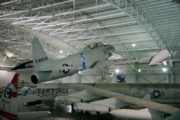 Lockheed T-33A T-Bird jet trainer (1948-97) at Strategic Air Command Museum. Ashland, NE.