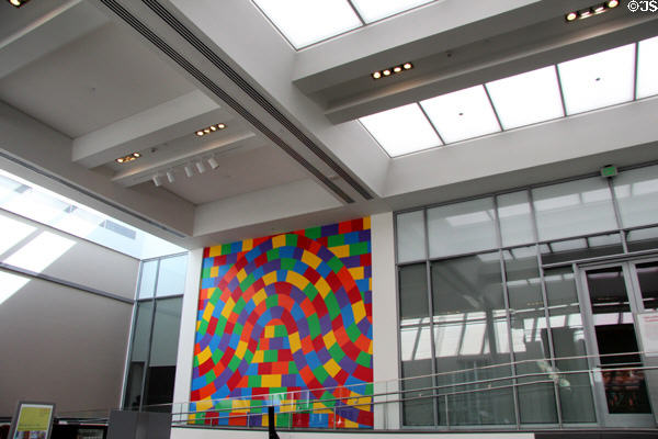 Restaurant atrium at Currier Museum of Art. Manchester, NH.