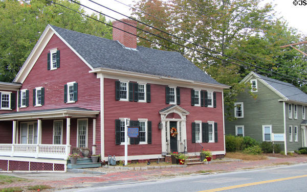 Streetscape of federal houses Silver St. Dover, NH.