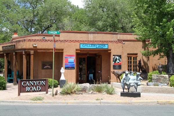 Gallery at 203B Canyon Road. Santa Fe, NM.