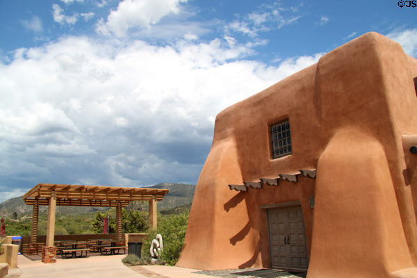 Pueblo Revival Laboratory of Anthropology (1930) of the Museum of New Mexico. Santa Fe, NM. Architect: John Gaw Meem.