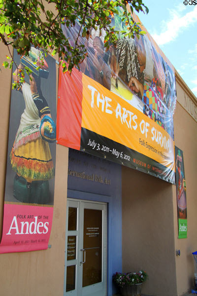 Museum of International Folk Art on Museum Hill. Santa Fe, NM.