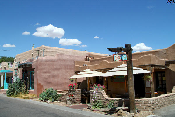 Church Street off Old Town Square. Albuquerque, NM.