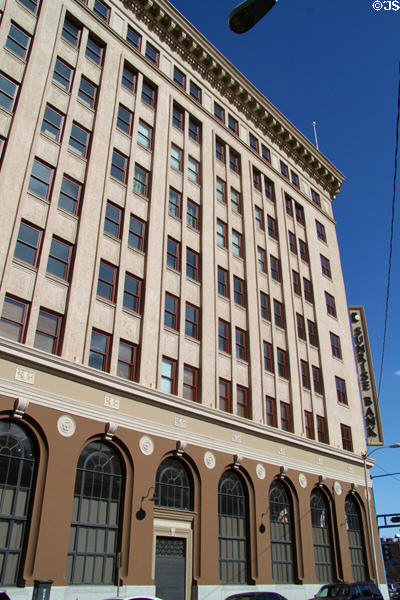 First National Bank (now Sunrise Bank) (1922) (217-233 Central Ave. NW). Albuquerque, NM.