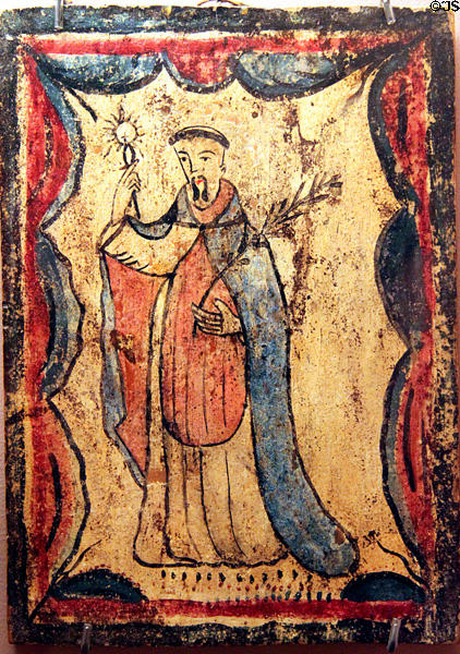 Santo-style retablo at Albuquerque Museum. Albuquerque, NM.