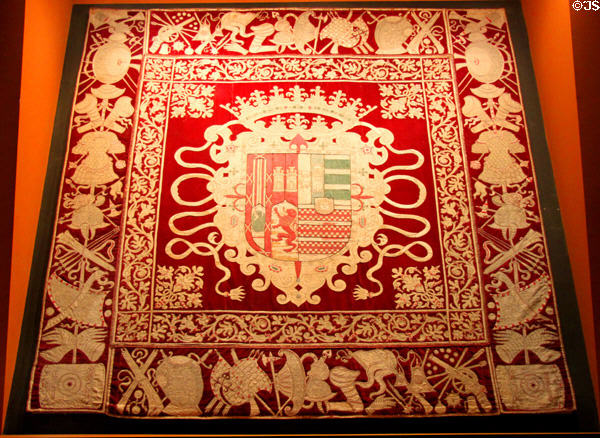 Repostero of the Duke of Alburquerque (1665) made in Messina, Sicily at Albuquerque Museum. Albuquerque, NM.