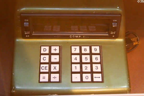 First MITS 816 calculator (1971) from Albuquerque at New Mexico Museum of Natural History & Science. Albuquerque, NM.