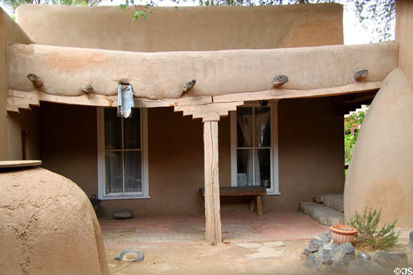 Courtyard at Casa San Ysidro. Corrales, NM.