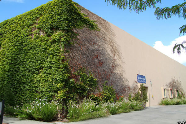 Masley Art Gallery (1963) at University of New Mexico. Albuquerque, NM. Style: Pueblo Revival.