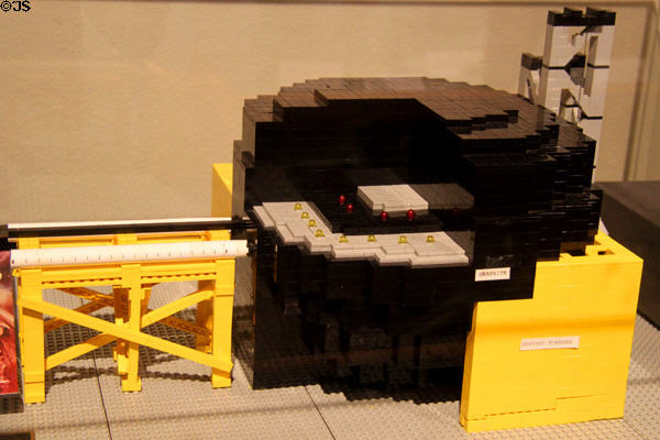 Model of University of Chicago Pile-1 used for world's first controlled atomic chain reaction (Dec.�2, 1942) at National Museum of Nuclear Science & History. Albuquerque, NM.