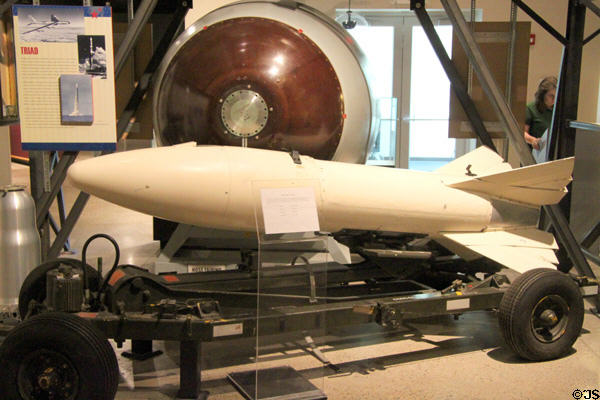 MB-1/AIR-2A Genie air-to-air rocket (1957-84) at National Museum of Nuclear Science & History. Albuquerque, NM.