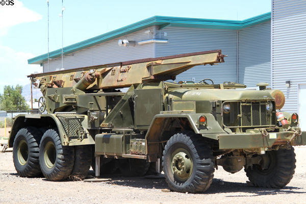 Rocket launching army truck at National Museum of Nuclear Science & History. Albuquerque, NM.