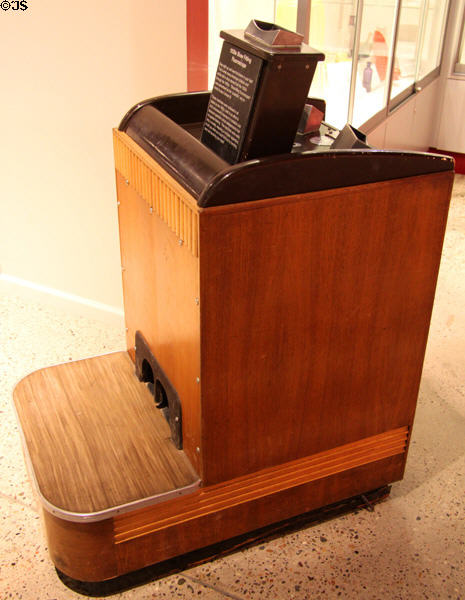 Shoe fitting fluoroscope (1930s) at National Museum of Nuclear Science & History. Albuquerque, NM.