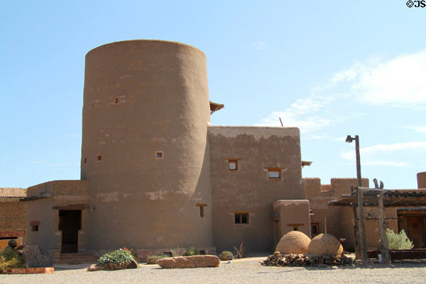Poeh Museum (2003) in Pojoaque Pueblo. NM.