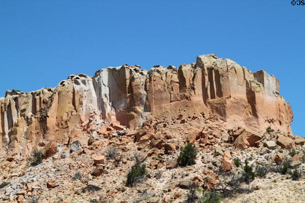 New Mexico landscape on road to Los Alamos. NM.