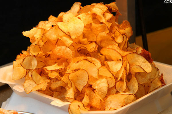 Potato chips on Taos Plaza. Taos, NM.