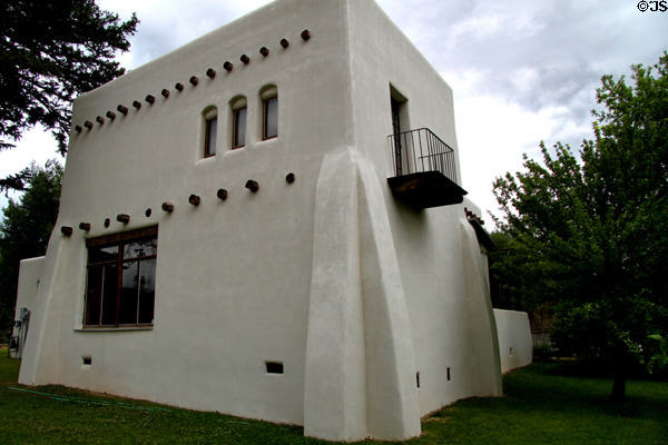 Nicolai Fechin House details at Taos Art Museum. Taos, NM.