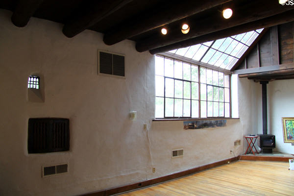 Interior of Nicolai Fechin studio at Taos Art Museum. Taos, NM.