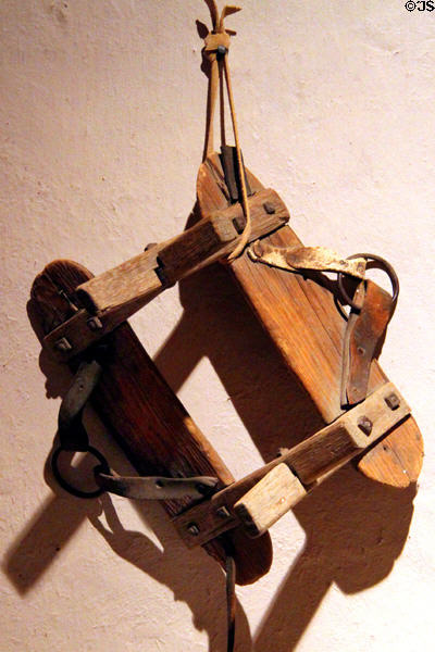 Pack saddle at Hacienda de los Martinez. Taos, NM.