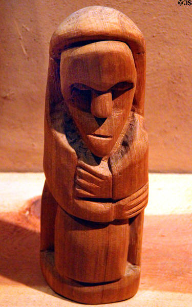 Bulto (1940-50) by Patrocinio Barela at Hacienda de los Martinez. Taos, NM.
