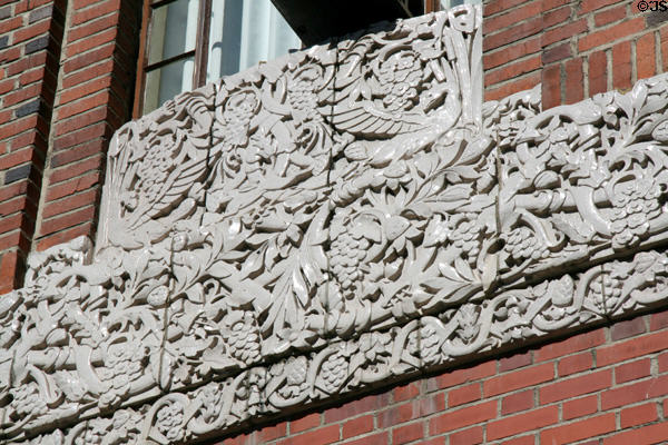 El Cortez Hotel Terra Cotta details. Reno, NV.