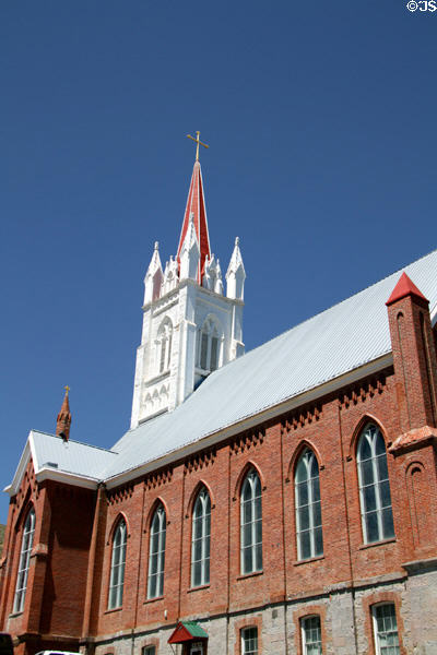 Side of St. Mary's in the Mountains Catholic Church. Virginia City, NV.