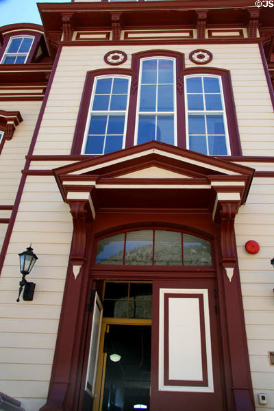 Facade of Fourth Ward School & Museum. Virginia City, NV.