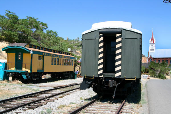 Virginia & Truckee passenger cars. Virginia City, NV.