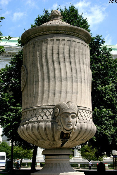 Decorative element of New York State Capitol. Albany, NY.