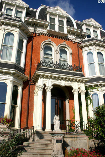 Entrance of The Mansion on Delaware. Buffalo, NY.