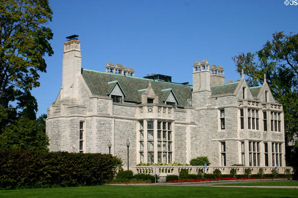 Stephen M. Clement House (1914) (786 Delaware Ave.) now Red Cross Building on millionaires row. Buffalo, NY. Style: Tudor Revival. Architect: E.B. Green & W.S. Wicks.