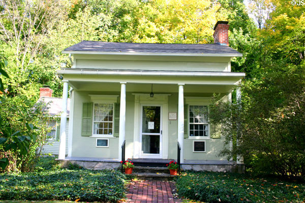 Millard Fillmore House (c1826) in which the future President did much of the hand labor. East Aurora, NY. On National Register.