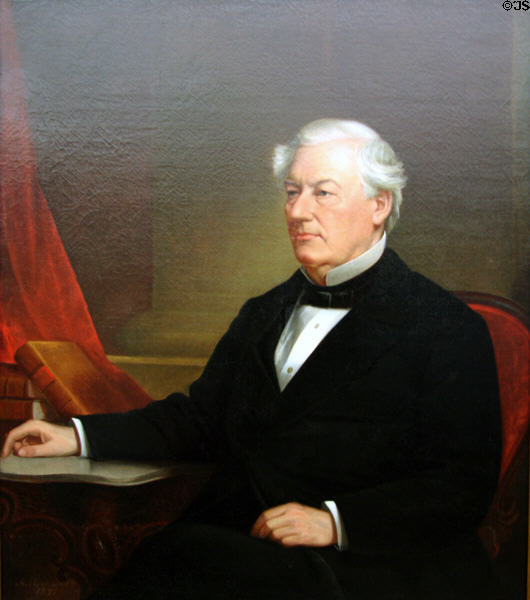 Portrait of Millard Fillmore (1871) by Augustus Rockwell at Buffalo History Museum (BECHS). Buffalo, NY.