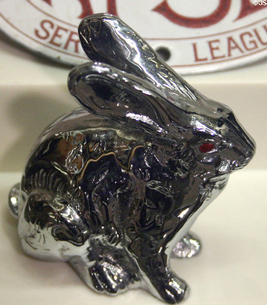 Rabbit hood ornament in Pierce-Arrow Museum. Buffalo, NY.