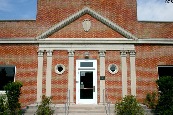 Firemen's Association of the State of New York Museum of Firefighting building. Hudson, NY.
