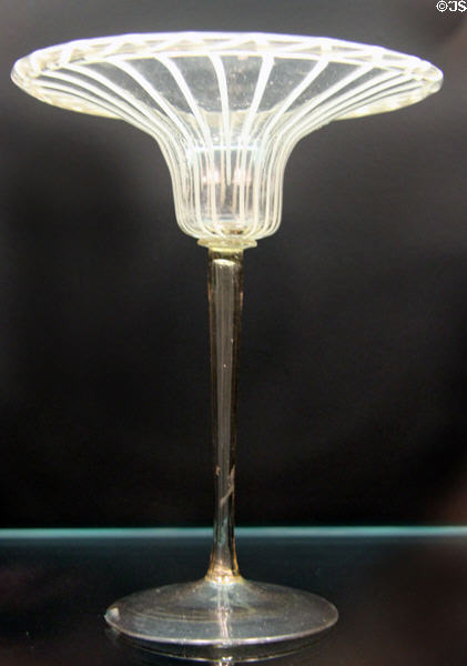 Spanish glass goblet (early 17thC) from Catalonia at Corning Museum of Glass. Corning, NY.